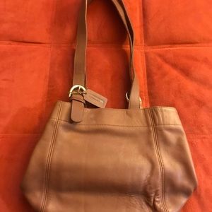 COACH leather tote